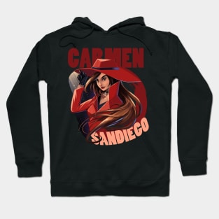 Carmen Sandiego Red Hoodie